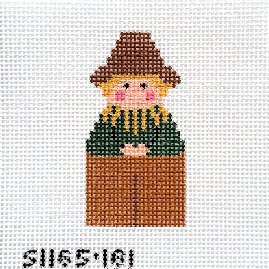 Scarecrow Stitch-It Angel Needlepoint Canvas
