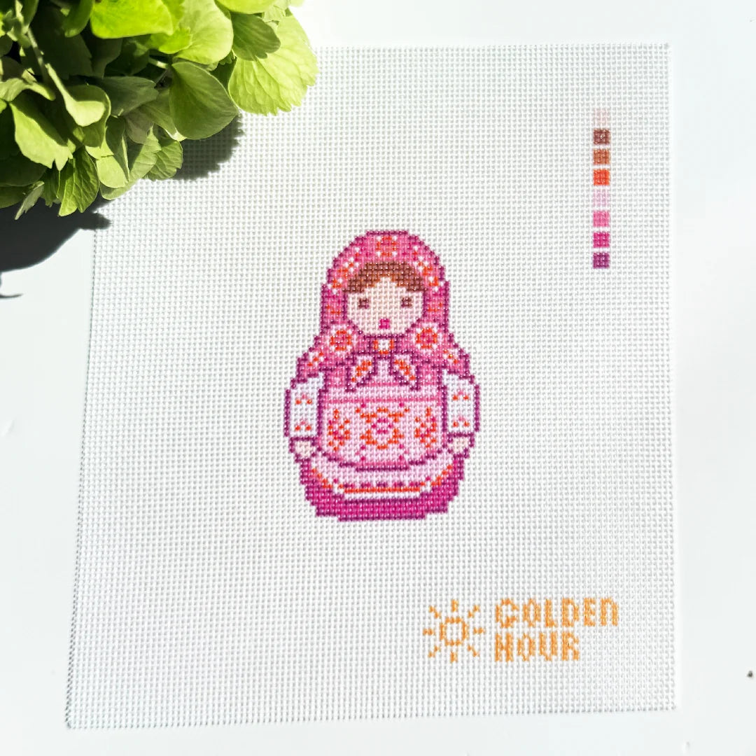 Russian Doll Needlepoint Canvas
