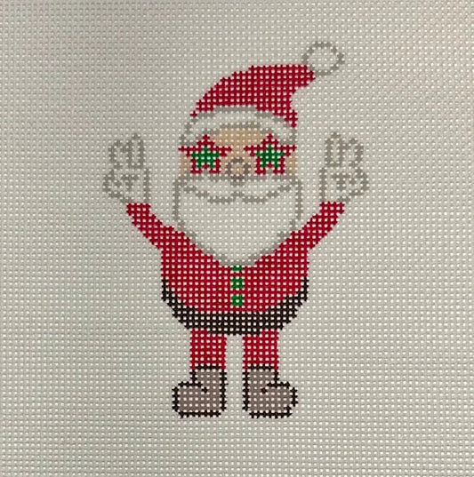 Influencer Santa Needlepoint Canvas