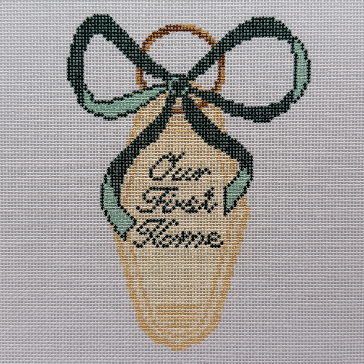 Our First Home Key Needlepoint Canvas