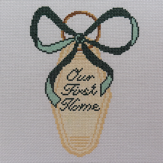 Our First Home Key Needlepoint Canvas