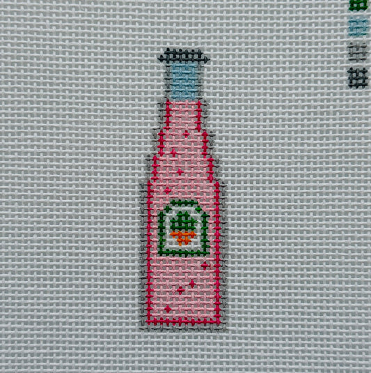 Mini Pink Mexican Soda Needlepoint Canvas