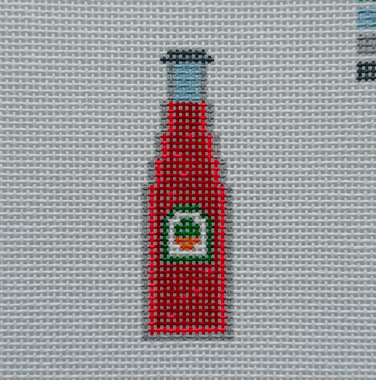 Mini Red Mexican Soda Needlepoint Canvas