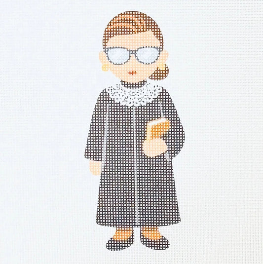 Ruth Bader Ginsburg Needlepoint Canvas