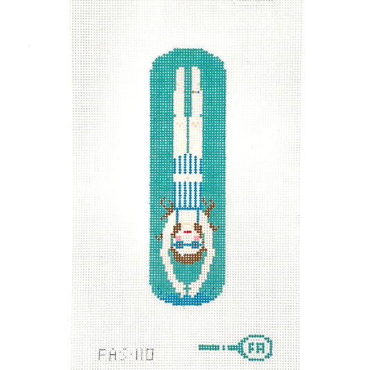 Swimming Pool Girl Needlepoint Canvas