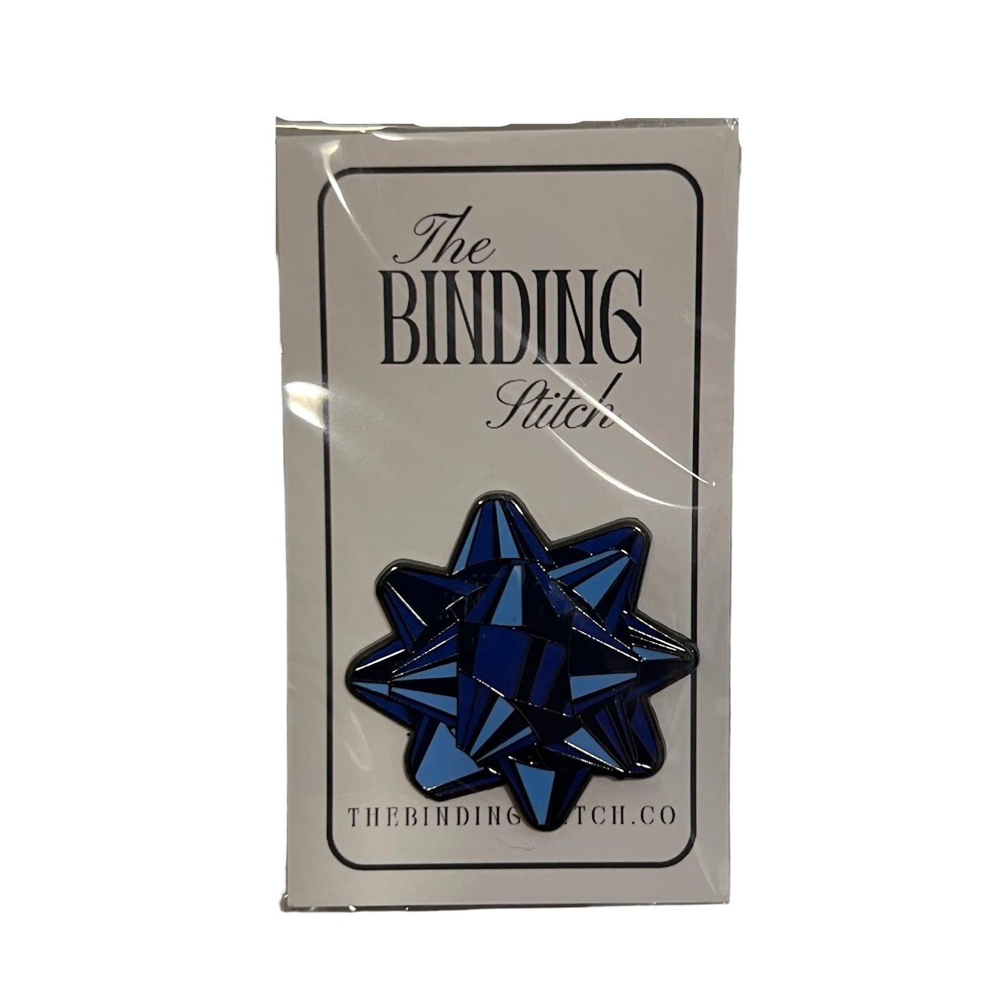 Blue Gift Bow Needle Minder