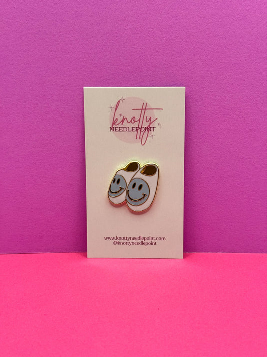 Blue Slippers Needle Minder