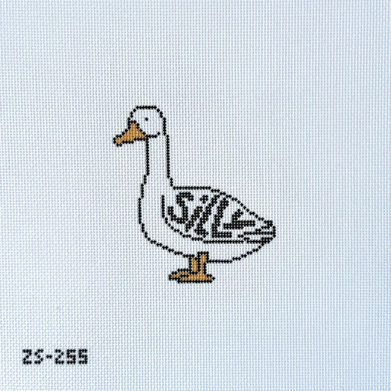 Silly Goose Needlepoint Canvas