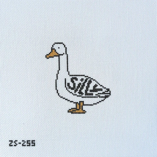 Silly Goose Needlepoint Canvas