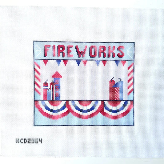 Fireworks Stand Needlepoint Canvas
