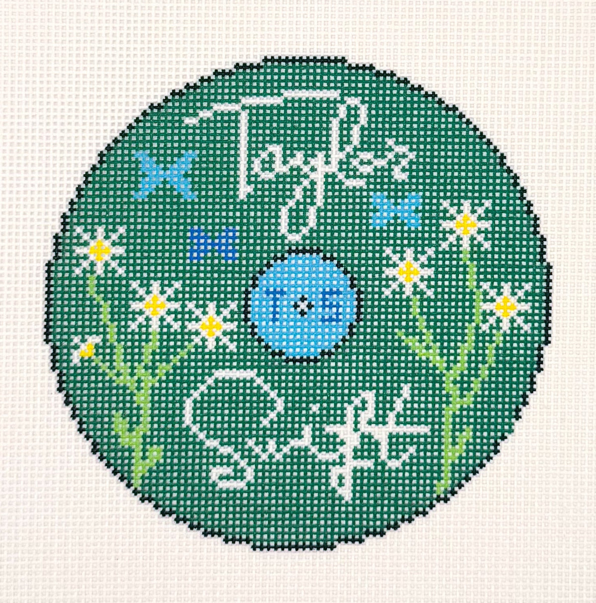 Debut Vinyl Round Needlepoint Canvas