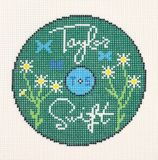 Debut Vinyl Round Needlepoint Canvas