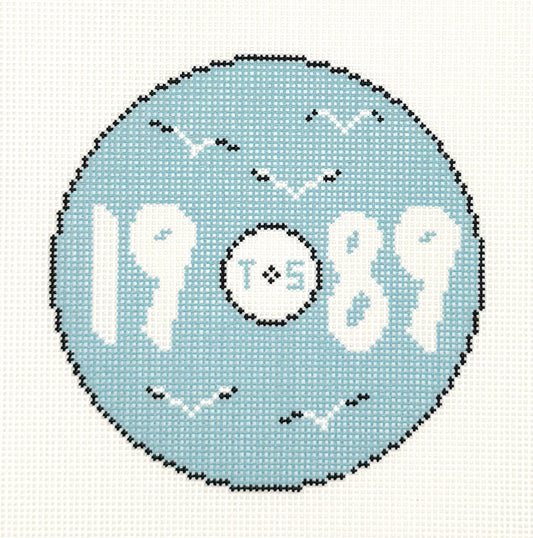 1989 Vinyl Round Needlepoint Canvas