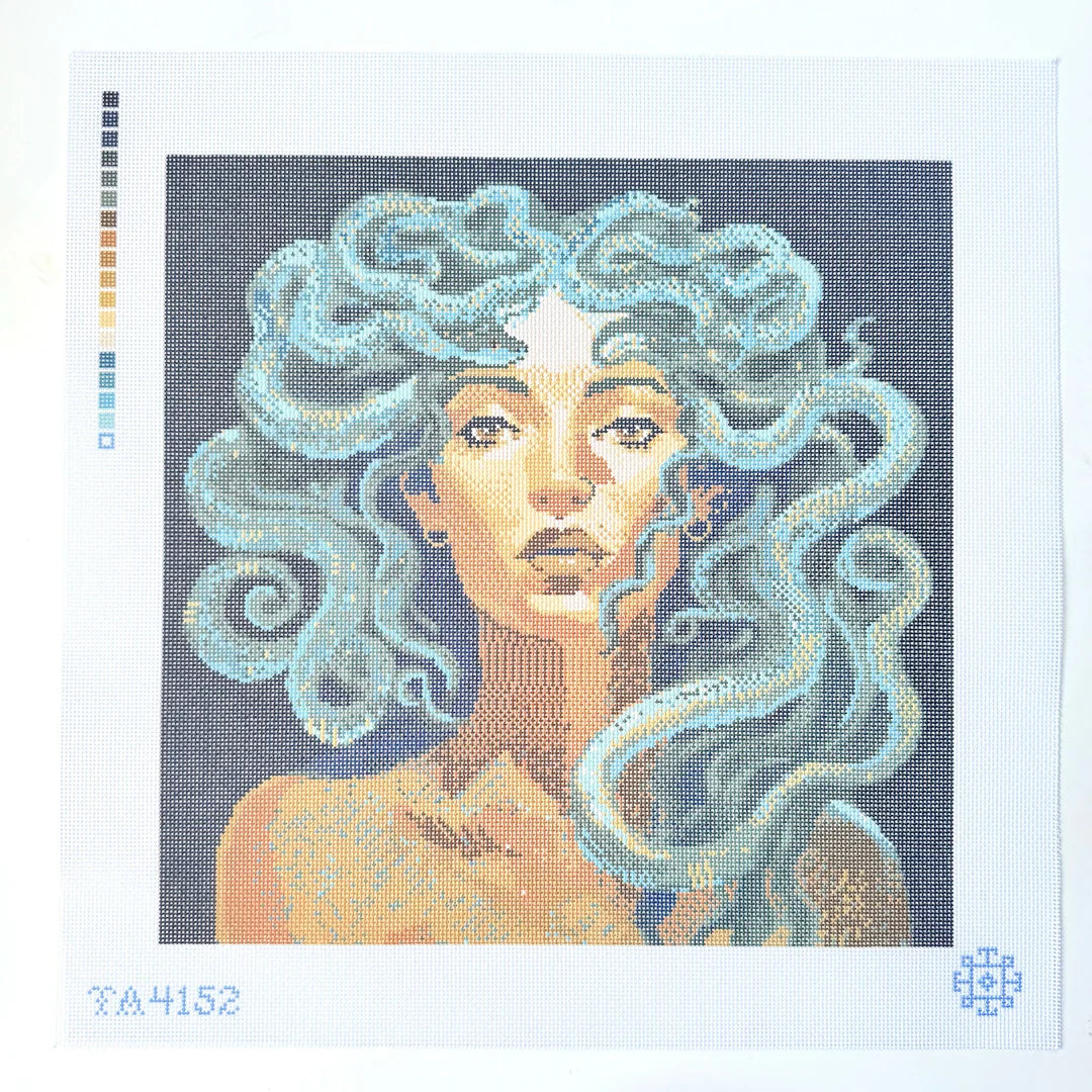 Medusa Pillow Needlepoint Canvas