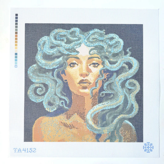 Medusa Pillow Needlepoint Canvas