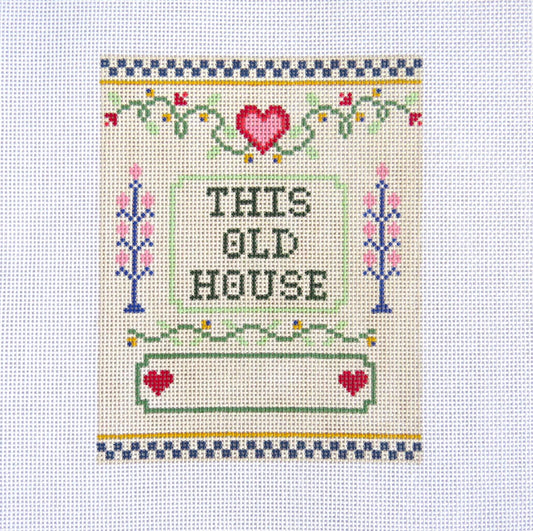 This Old House 18M Needlepoint Canvas