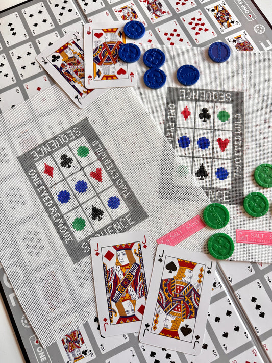 Sequence Board Game Needlepoint Canvas