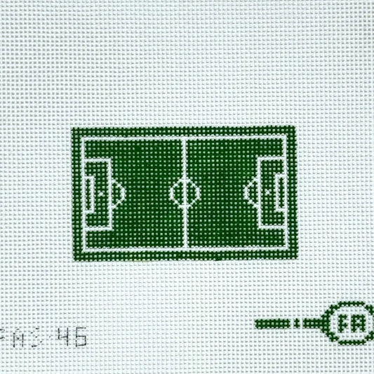 Mini Soccer Field Needlepoint Canvas