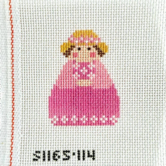 Easter Bonnet Stitch-It Angel Needlepoint Canvas