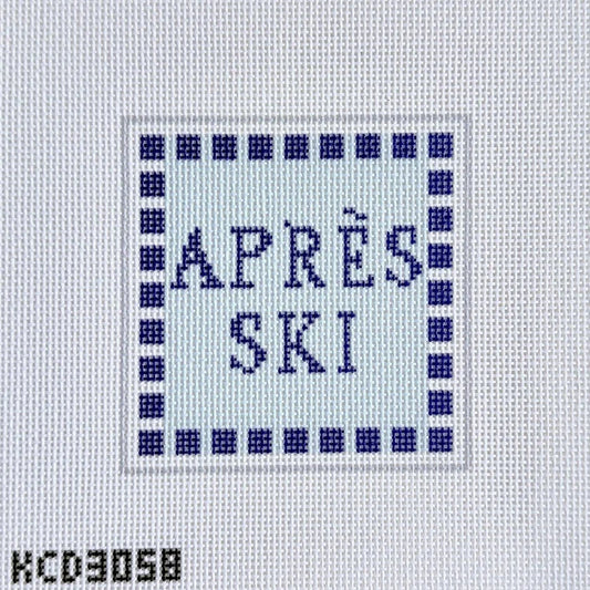 Après Ski Sign Needlepoint Canvas
