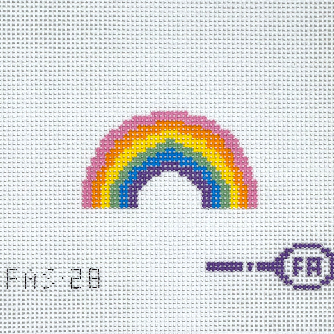 Mini Rainbow Needlepoint Canvas