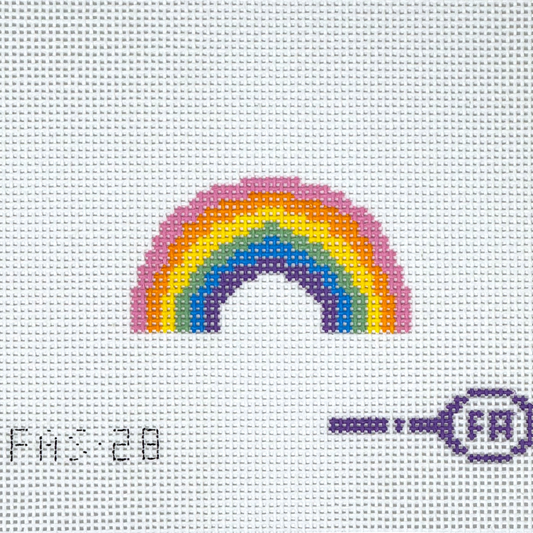 Mini Rainbow Needlepoint Canvas