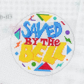 Saved by the Bell Round Needlepoint Canvas