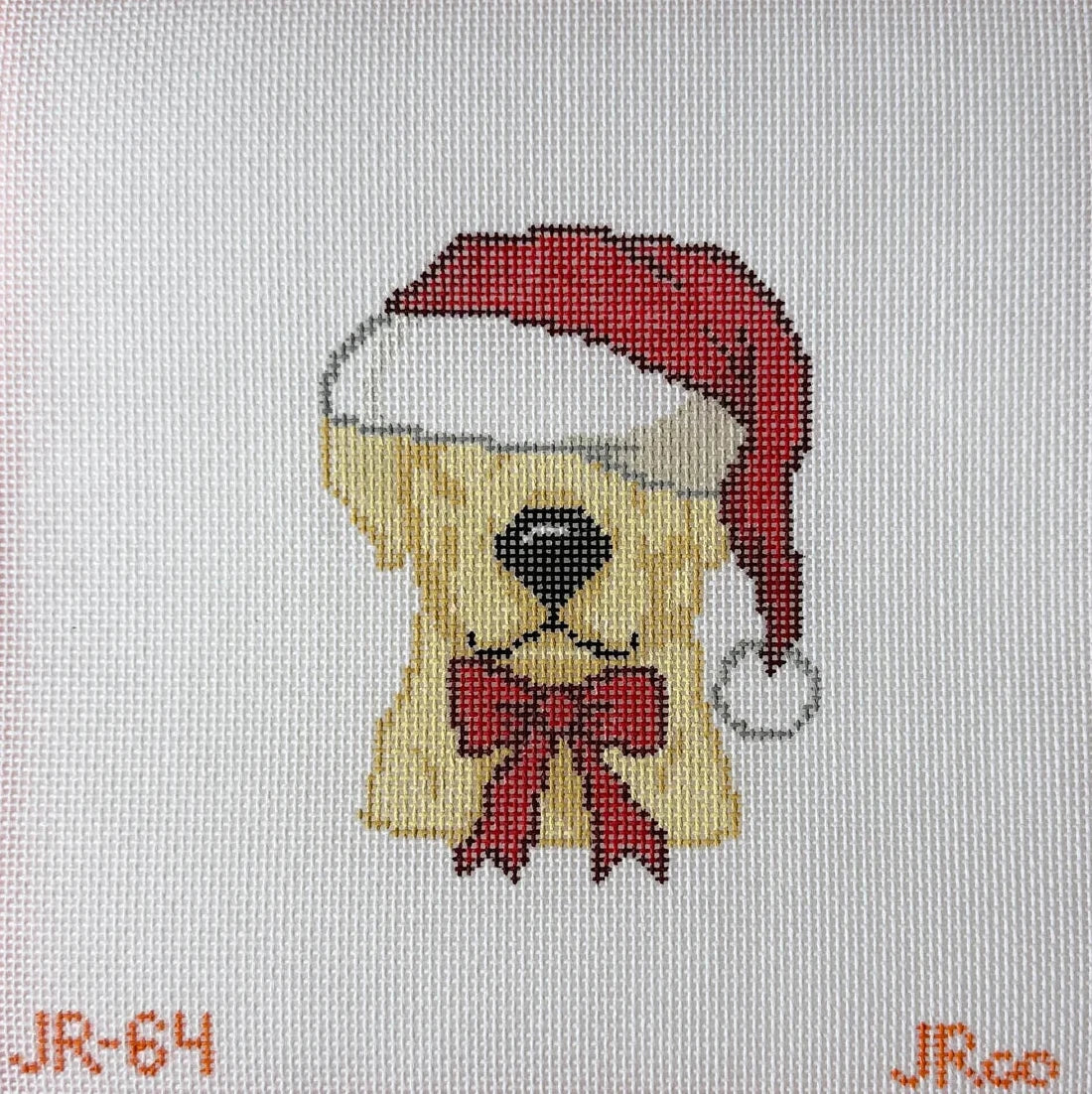 Lab Santa Needlepoint Canvas