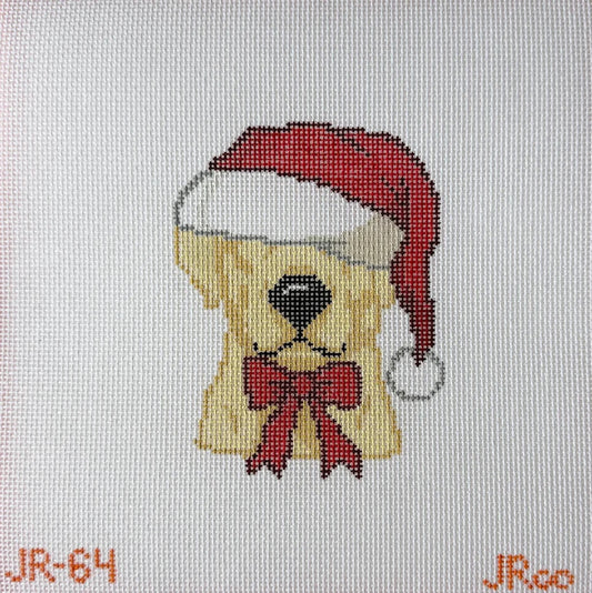 Lab Santa Needlepoint Canvas