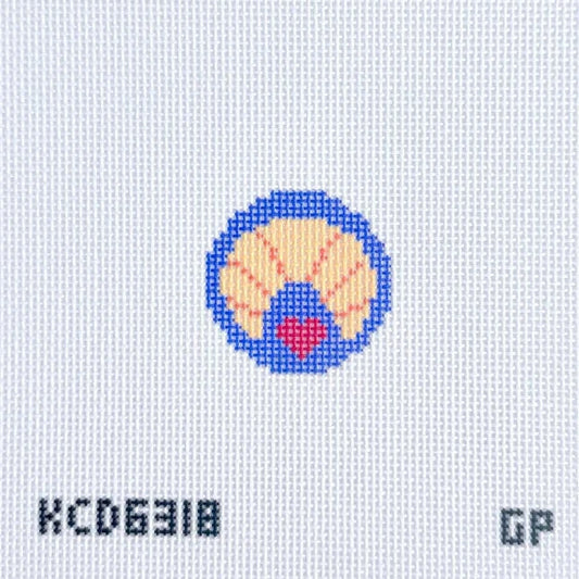 Mini Croissant Key Fob Insert Needlepoint Canvas