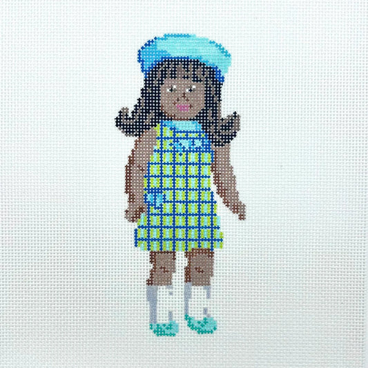 Melody Doll Needlepoint Canvas
