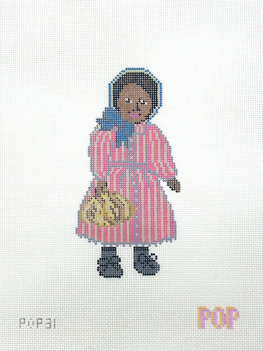 Addy Doll Needlepoint Canvas