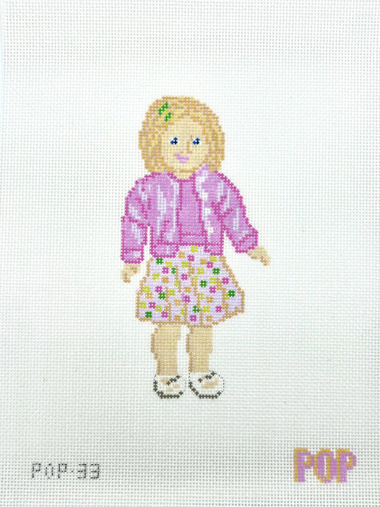 Kit Doll Needlepoint Canvas