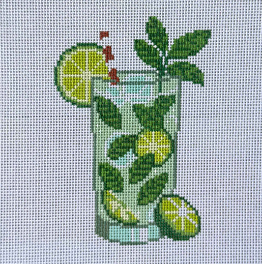 Mint to Be Mojito Needlepoint Canvas
