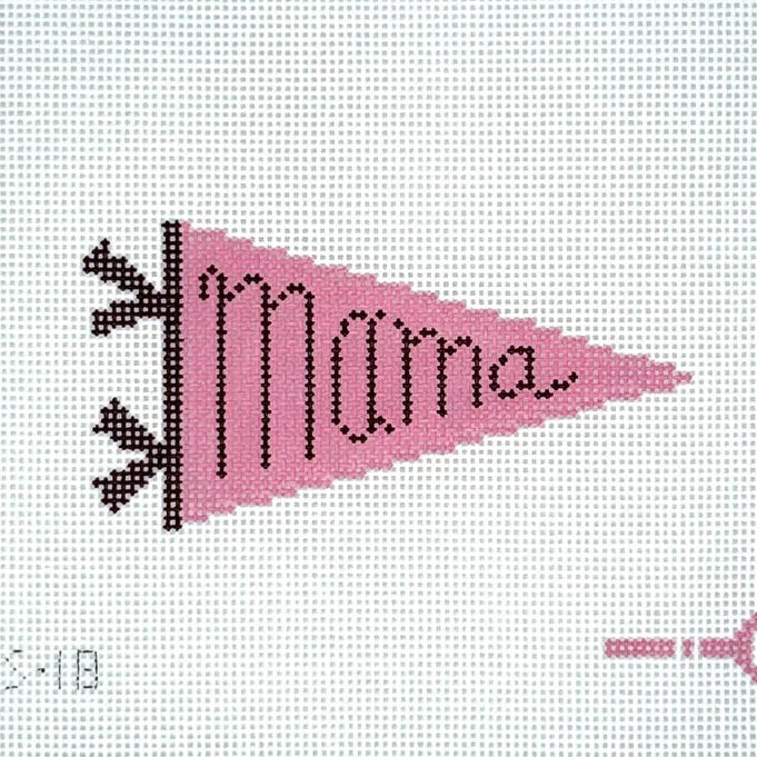Mama Pennant Needlepoint Canvas