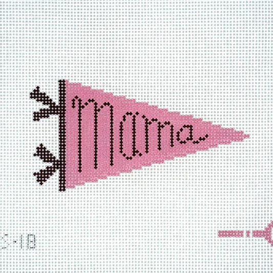 Mama Pennant Needlepoint Canvas