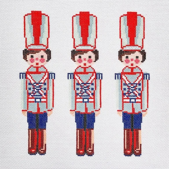 Large Toy Soldiers Needlepoint Canvas