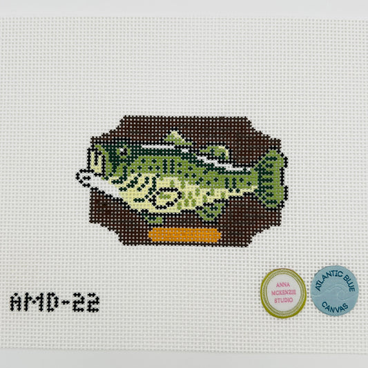 Billy Bass Fish Needlepoint Canvas