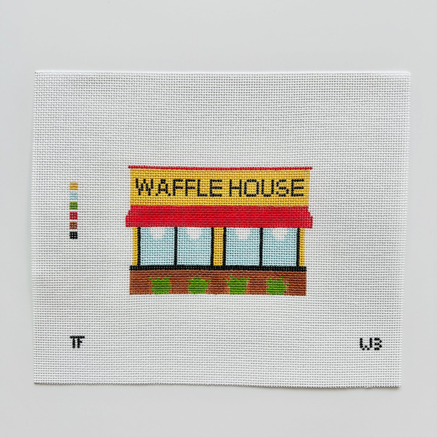 Waffle House Needlepoint Canvas