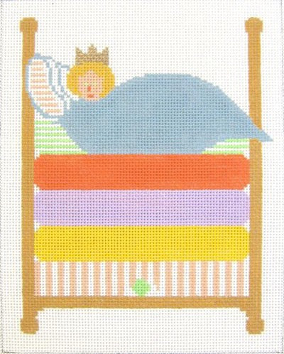 Large Princess and the Pea Needlepoint Canvas