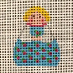 Rosebud Stitch-It Angel Needlepoint Canvas