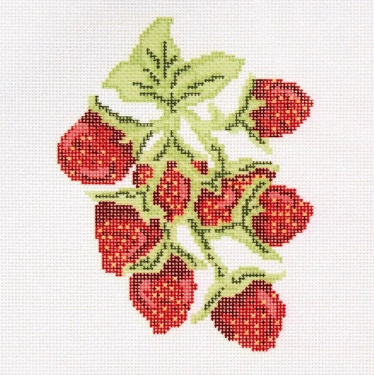Strawberry Bunch Needlepoint Canvas