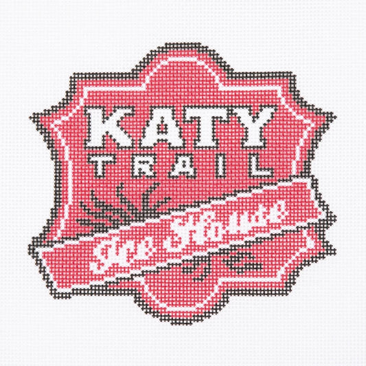 Katy Trail Ice House Needlepoint Canvas