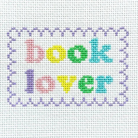 Book Lover Needlepoint Canvas