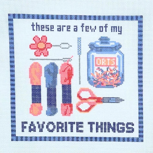 Needlepoint Favorite Things Needlepoint Canvas