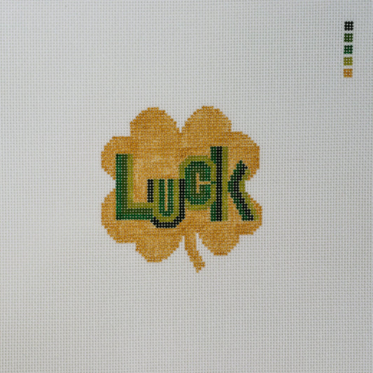 Luck Clover Needlepoint Canvas