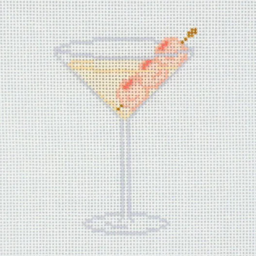 Lychee Martini Needlepoint Canvas