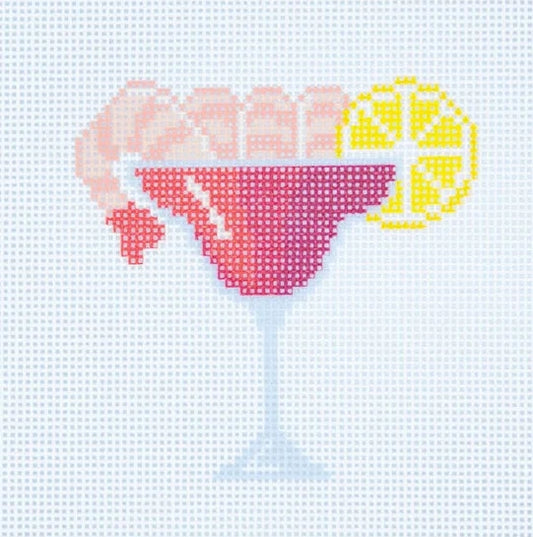 Shrimp Cocktail Needlepoint Canvas