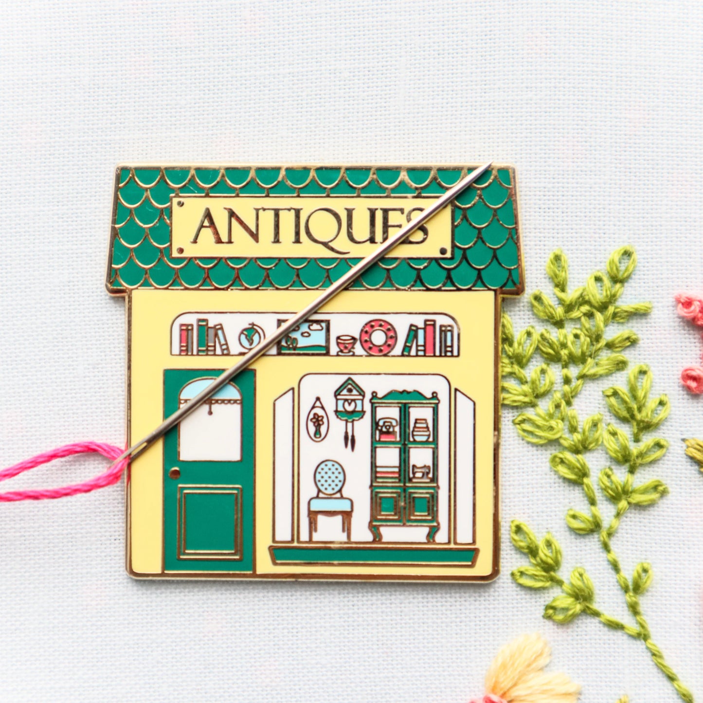 Antique Shop Needle Minder