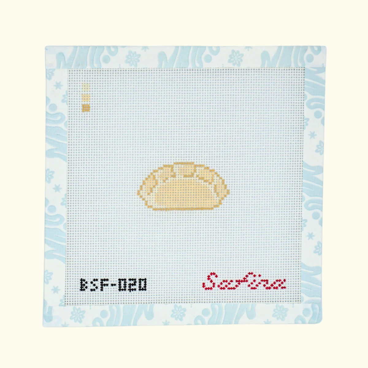 Mini Dumpling Needlepoint Canvas